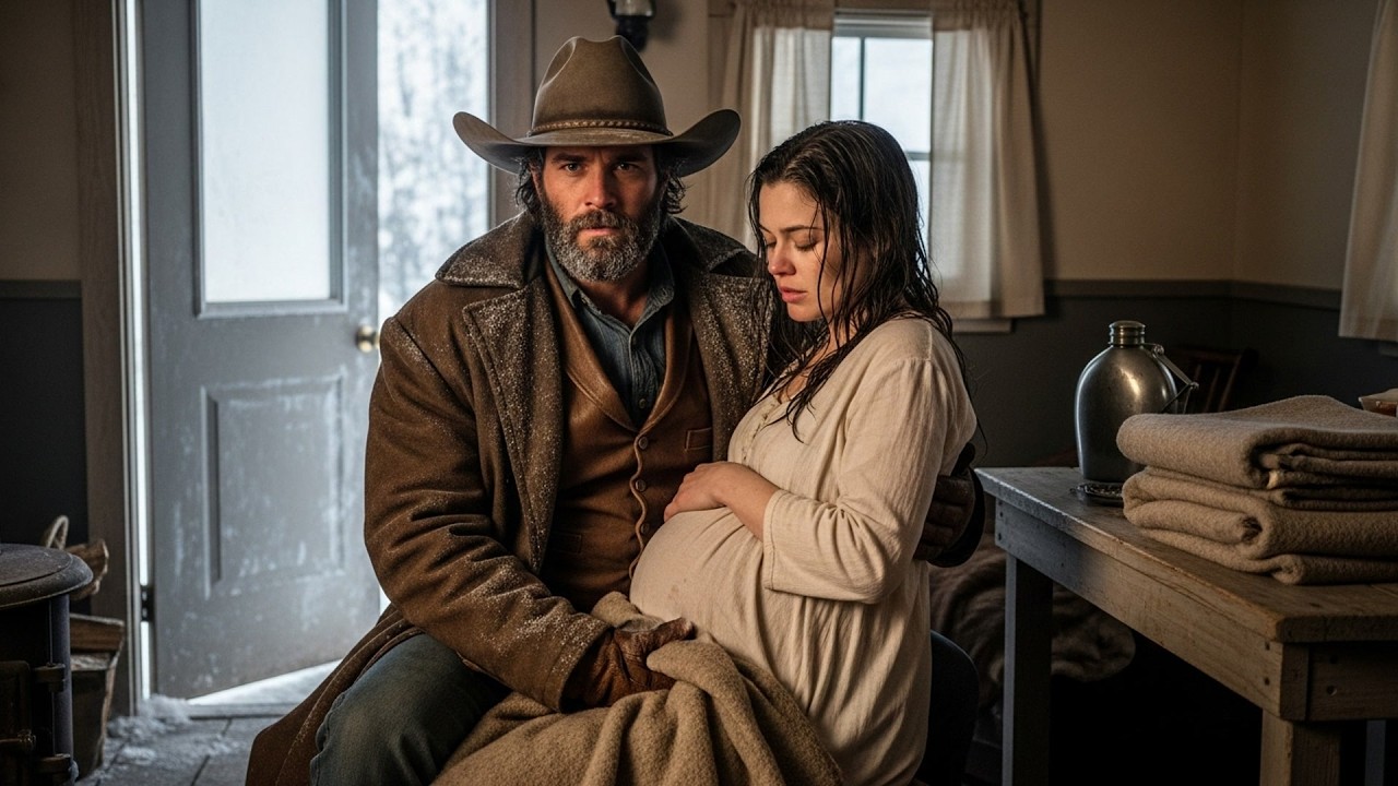 She Collapsed In The Snow Pregnant And Alone, The Cowboy Found Her And Delivered Her Baby