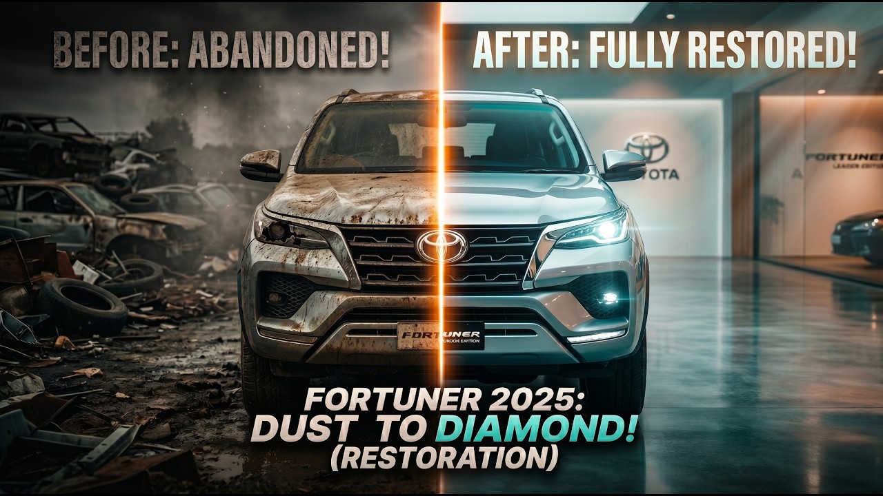 Abandoned Toyota Fortuner 2025 Restored to Brand New 😱 | Full ASMR Rebuild