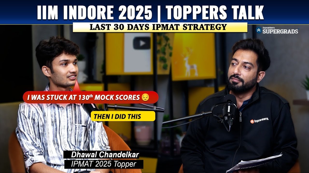 IIM Indore 2025 Topper Strategy: How Dhawal Chandelkar Cracked IPMAT Indore in 30 Days