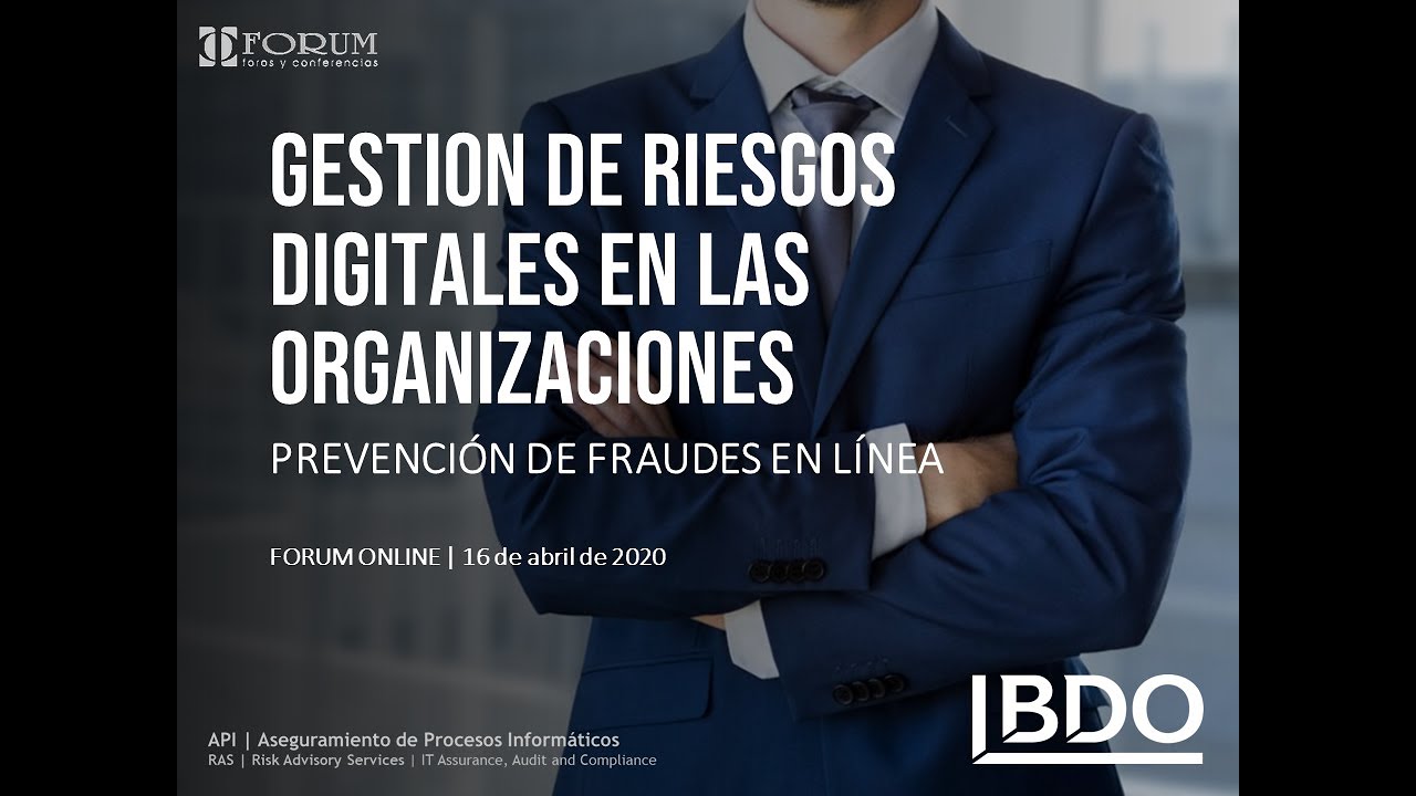 BDO FORUM Prevención de fraude online