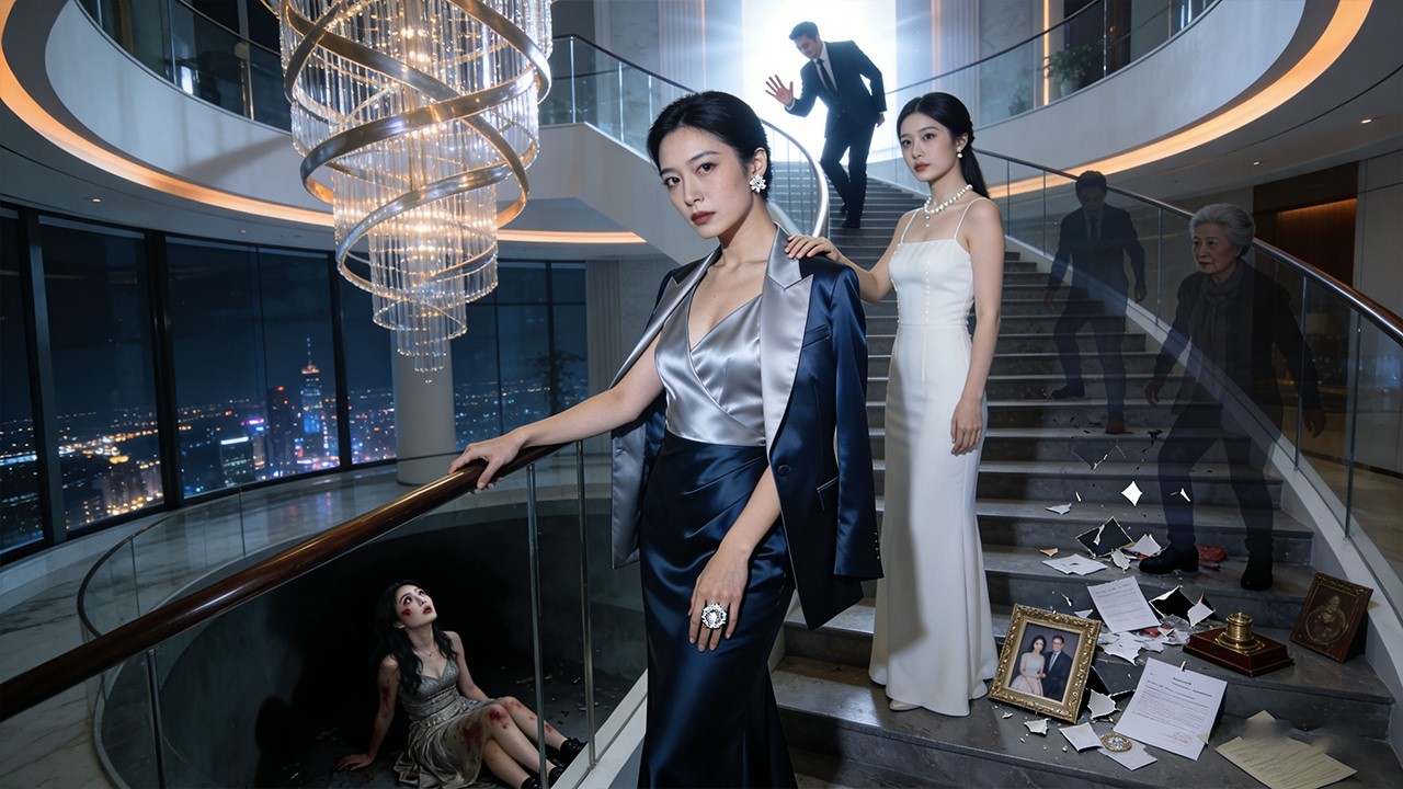 💘前世偏心養女卻慘死她手裡，重生歸來她冷血清算，手撕養女，離開渣男一家，帶親生女兒改嫁全球首富，走上人生巔峰，養女一家秒變地獄生活，這是他們該的！#短剧 #重生 #爽剧