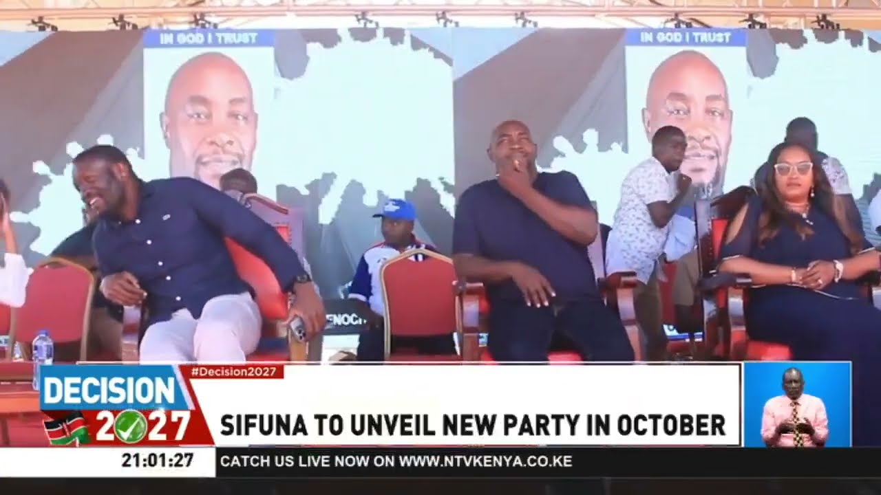 Nairobi Senator Edwin Sifuna to unveil new party in October ahead of 2027 polls