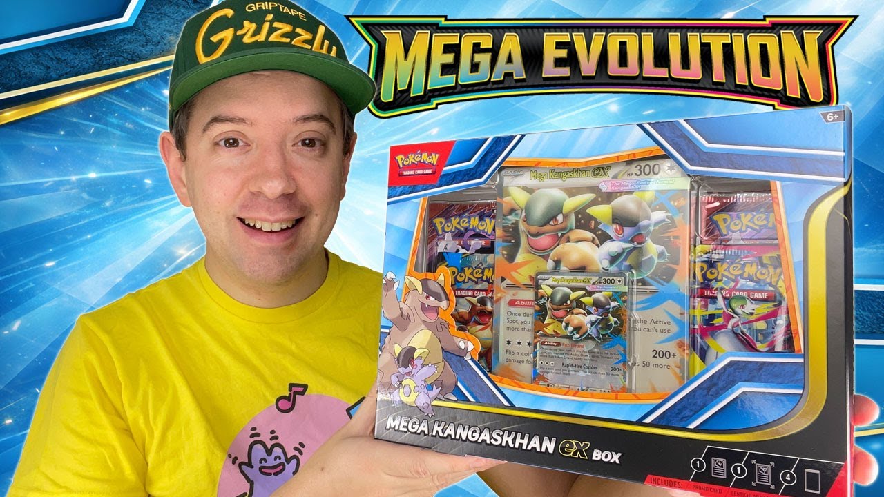 Открытие мегаэволюции с помощью EX-бокса Mega Kangaskhan.