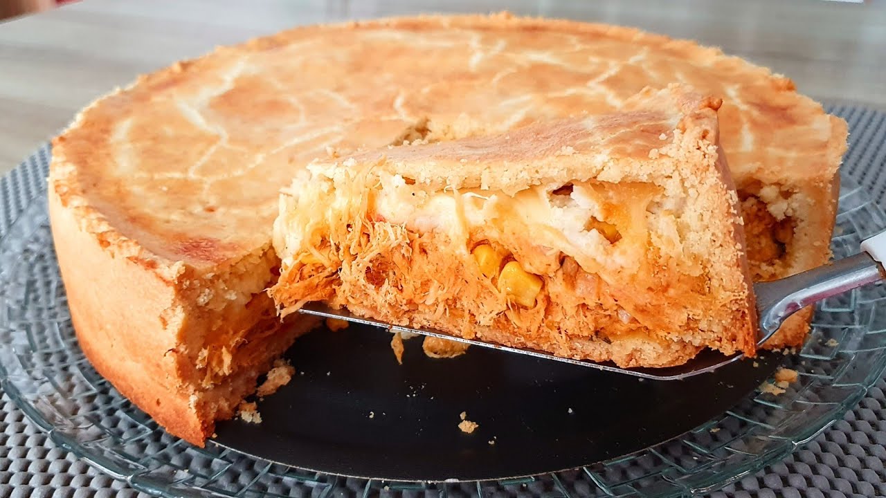 EMPADÃO DE FRANGO /MASSA QUE DERRETE NA BOCA COM RECHEIO SUPER CREMOSO
