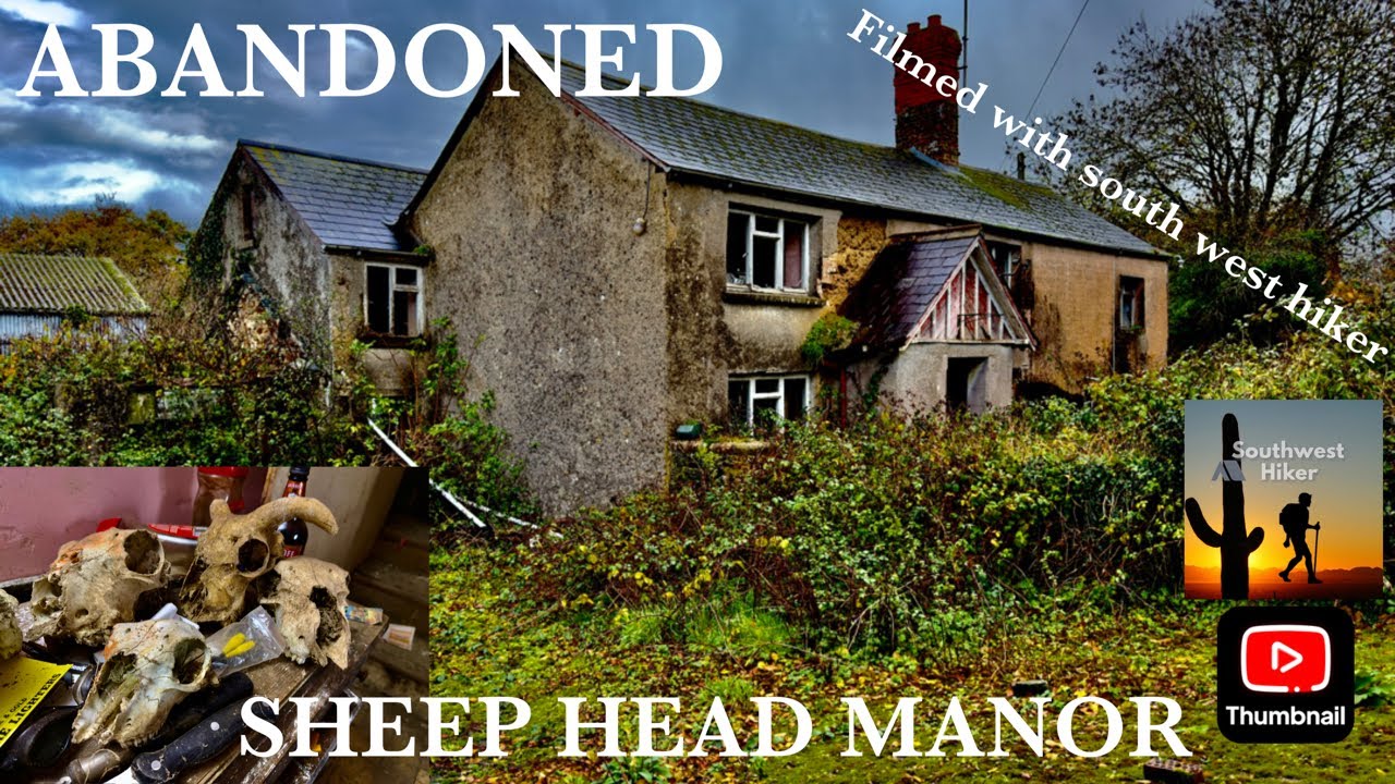 SKULLS FOUND AT THIS ABANDONED FARM HOUSE filmed with @southwesthikeruk