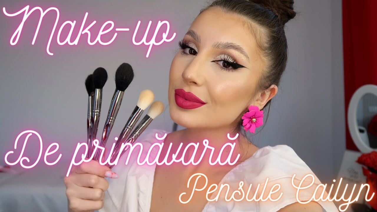 🌸Machiaj de primăvară cu pensule Cailyn | Spring make-up using Cailyn Brushes 🌸