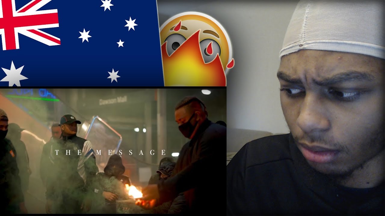 AMERICAN FIRST REACTION TO AUSTRALIAN RAP DRILL | The Message - ONEFOUR