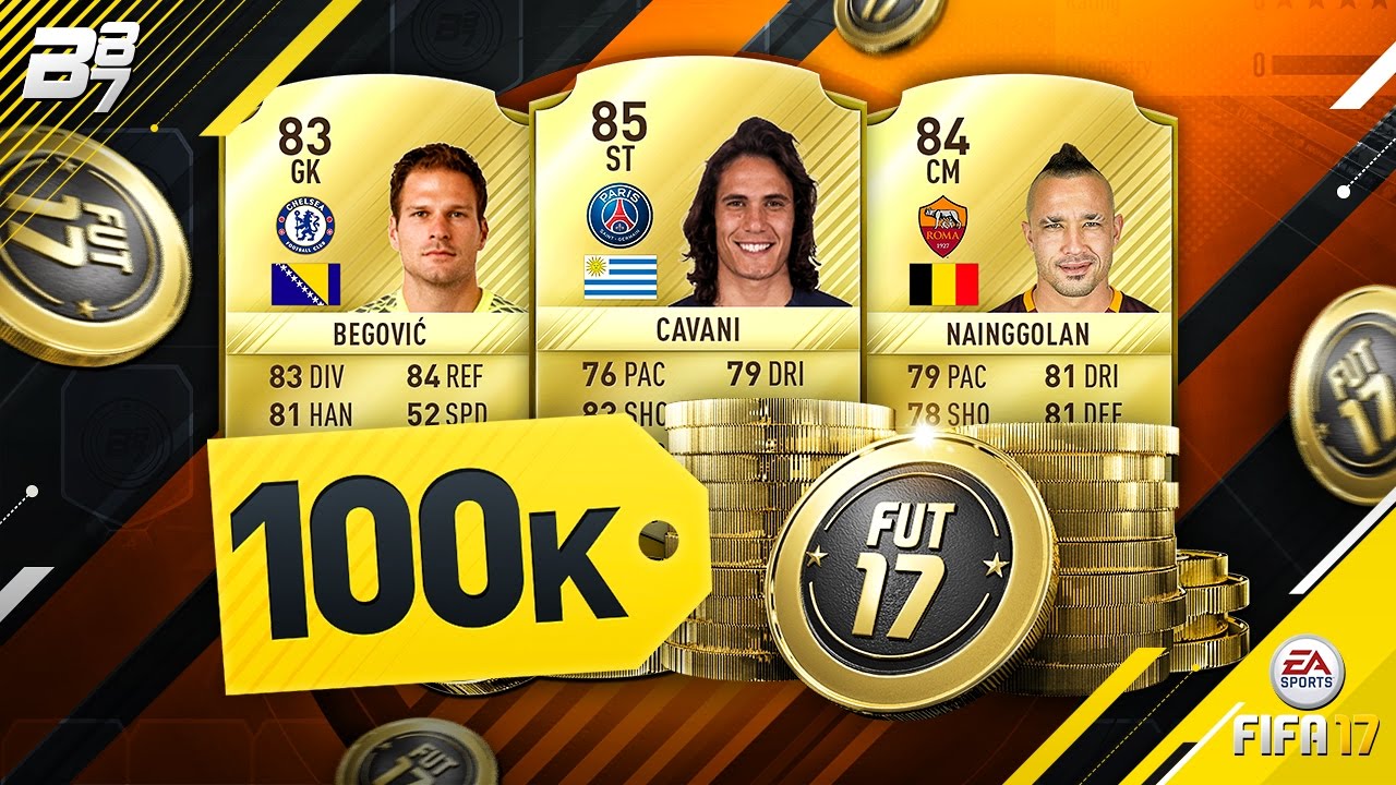 THE 100K SQUAD BUILDER! w/ CAVANI | FIFA 17 ULTIMATE TEAM