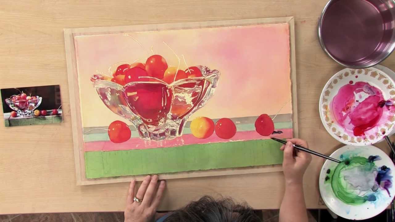 Preview | Vibrant Watercolor Techniques: Painting Glass with Soon Y. Warren