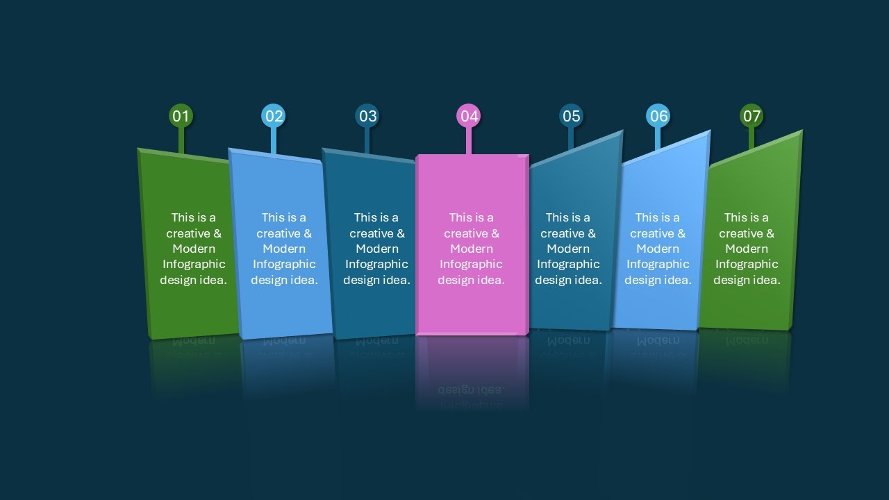 7 Steps PowerPoint Slide Design Idea in PPT with Morph Animation✨