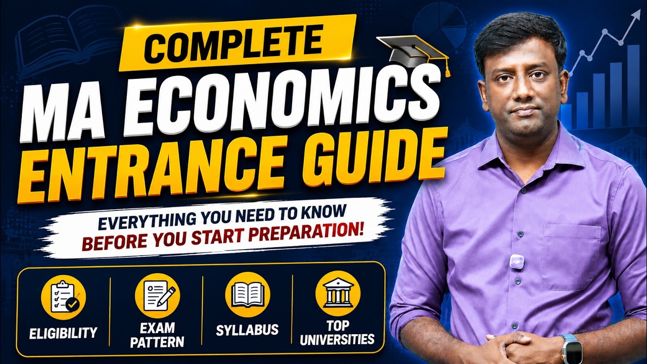 Complete MA Economics Entrance Guide | Eligibility, Exam Pattern, Syllabus & Top Universities #rsg