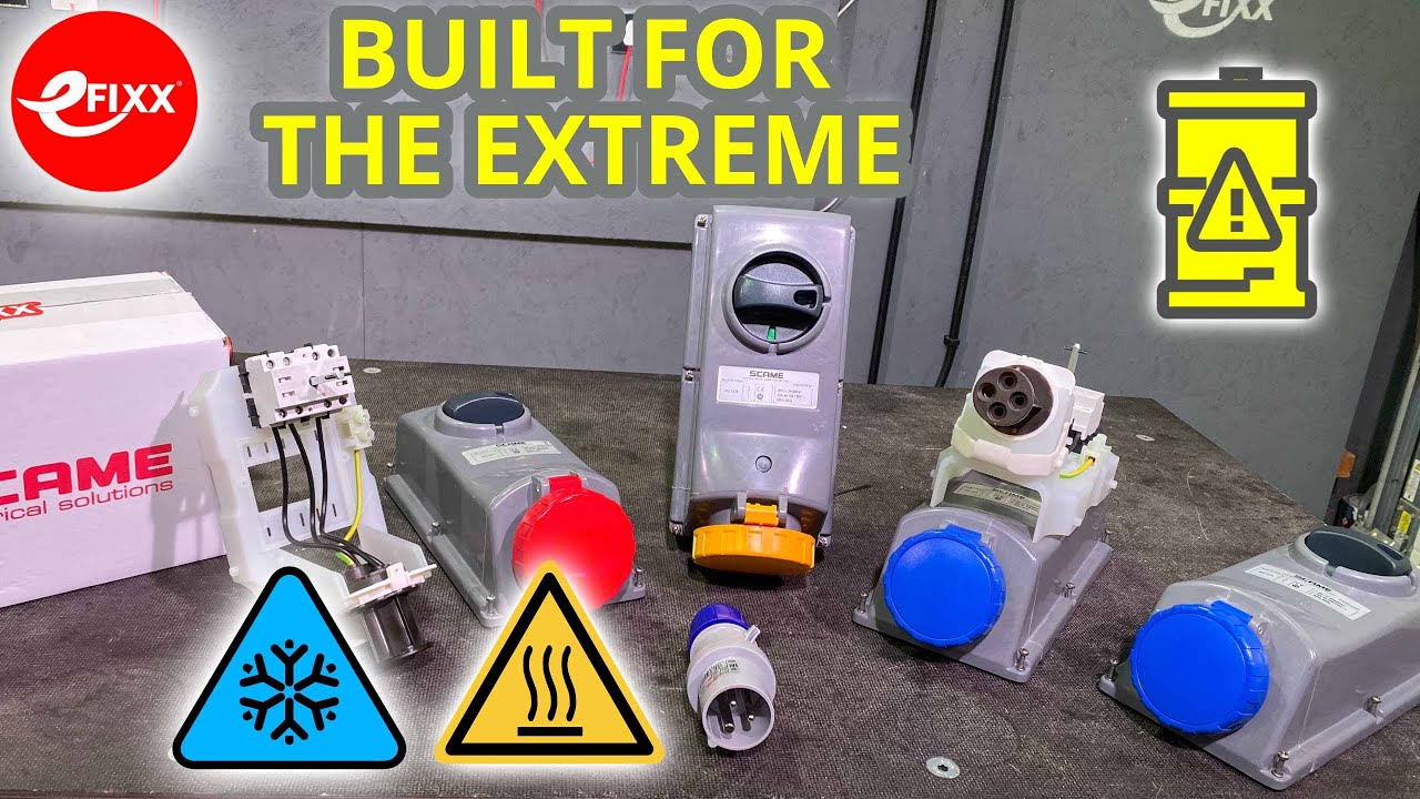 INDUSTRIAL SOCKETS BUILT FOR THE EXTREME  - SCAME GRP IP66, IP67, IP69