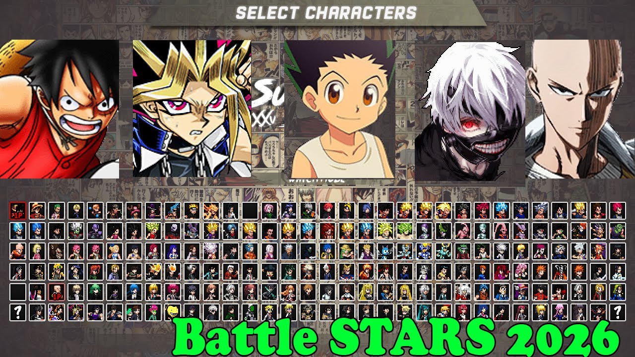 Anime Super Battle Stars XXV MUGEN 2026 Computer (Game)