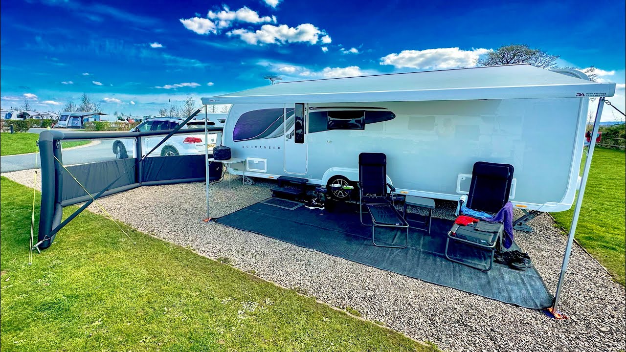 Electric Thule Omnistor 6300 Caravan sun canopy realtime setup