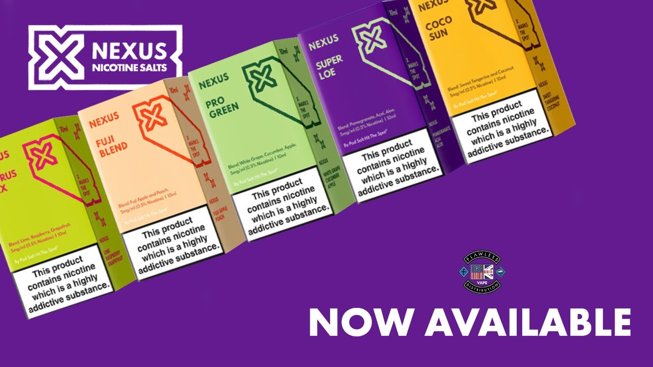 NEXUS BY POD SALT, A NEXT GENERATION NICOTINE SALT RANGE