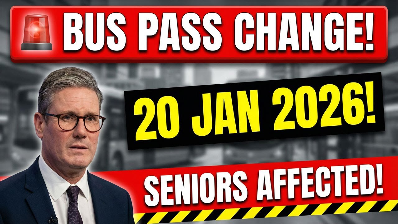 UK Bus Pass Rules Change From 20 January 2026 – What This Means for Seniors