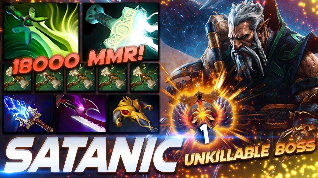 Satanic Lone Druid Unkillable - Dota 2 Pro Gameplay [Watch & Learn]
