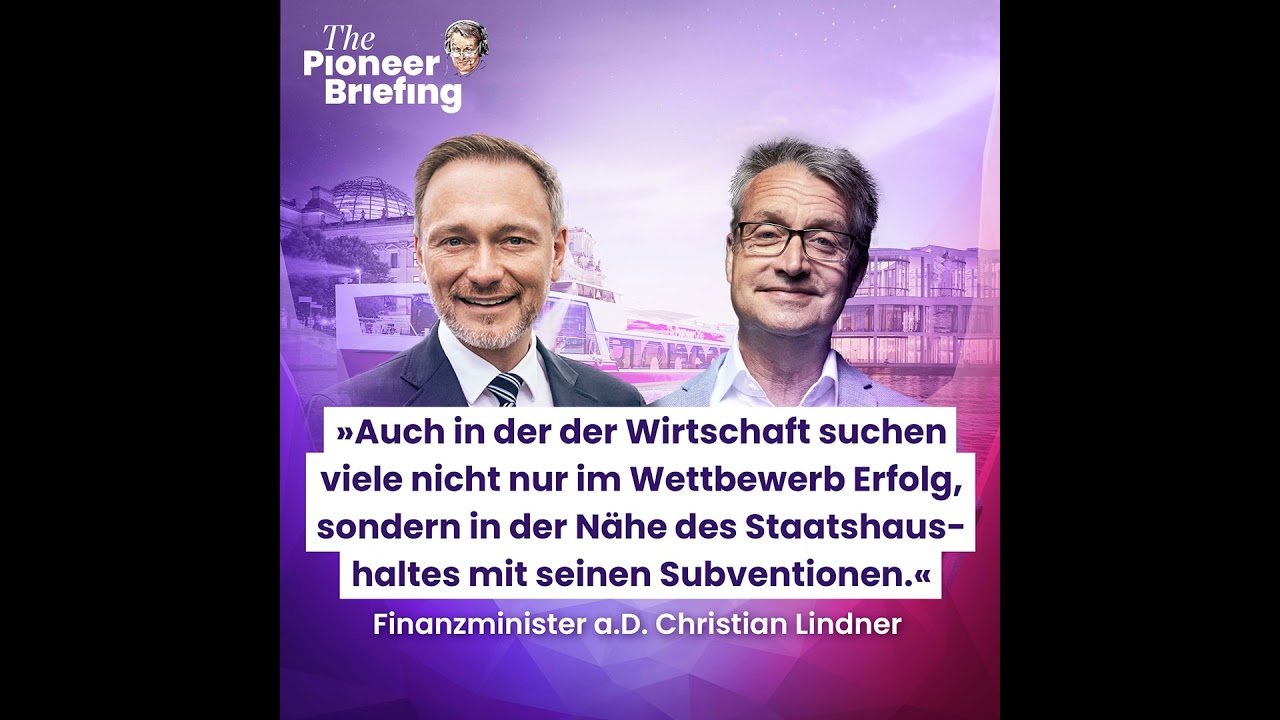 Lindner &uuml;ber &bdquo;Staatsversagen&rdquo; | Familienunternehmer und AfD-Debatte | Netflix-Deal