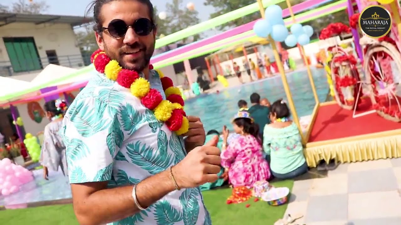 POOL PARTY AT MAHARAJA THE ROYAL RESORT  HAPPY CLIENT FROM AUSTRALIA !!!!!!!!!!