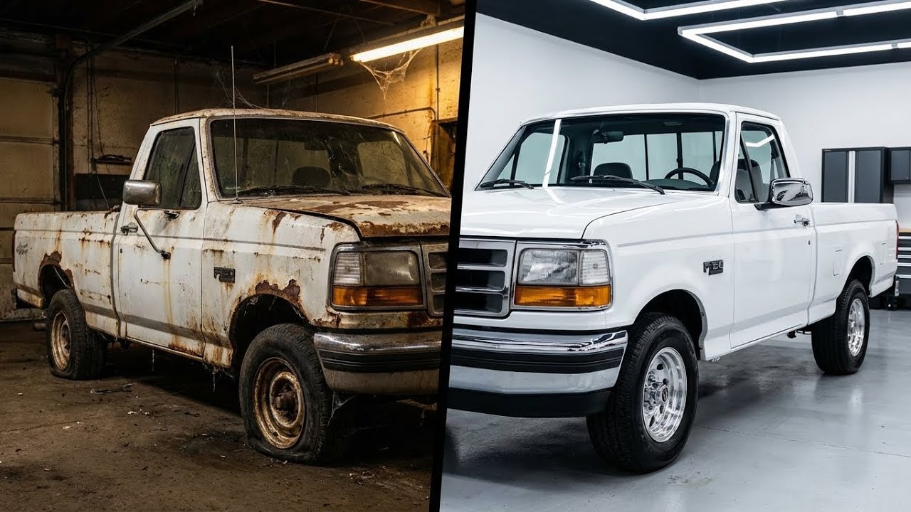 Quiet Garage ASMR | Rusty Ford F-150 Restoration (No Music, No Talking)