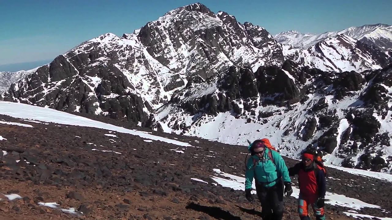Climb Ras. Atlas Mountains. Morocco
