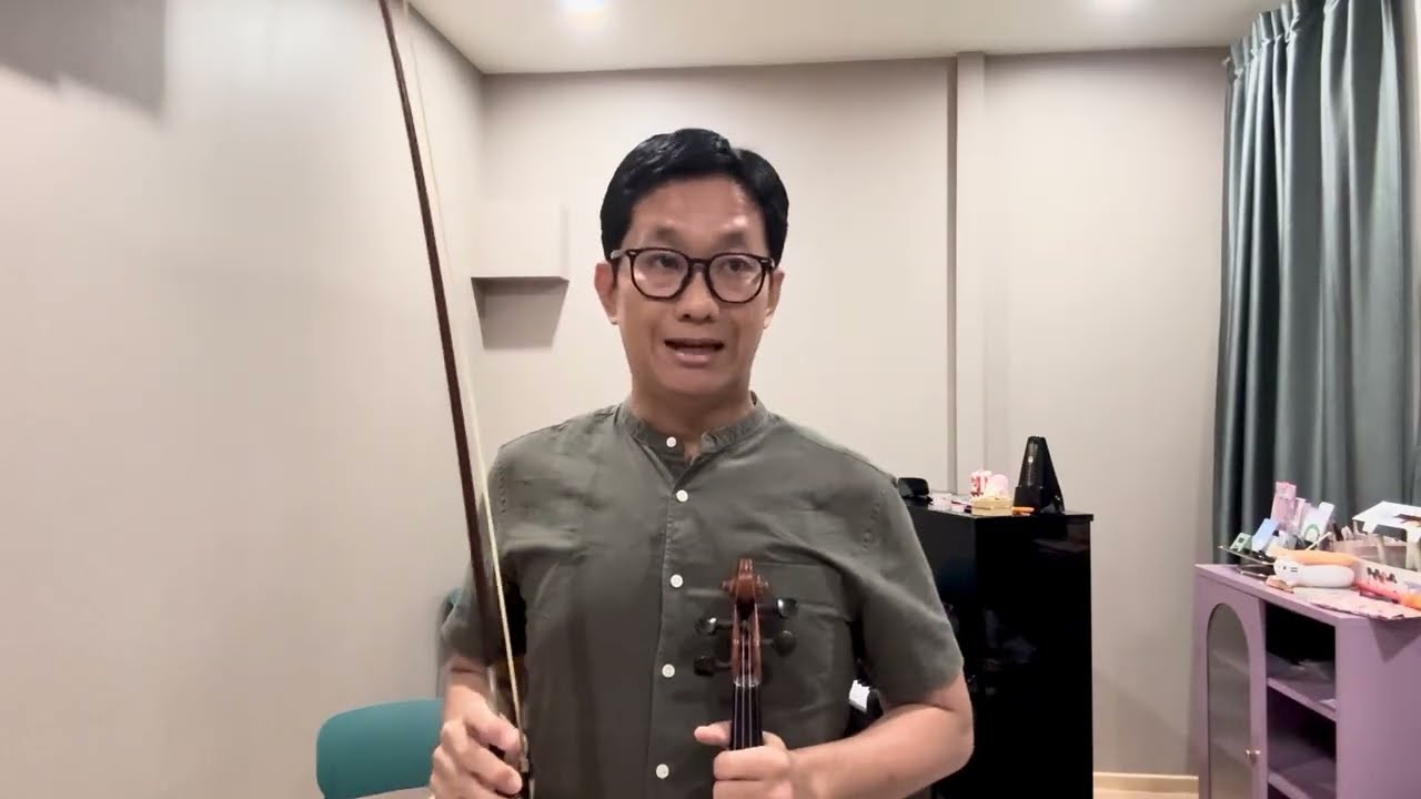 (၁၂) ဘိုးဆွဲညက်ညောစေဖို့ (12) Smooth bow stroke 
