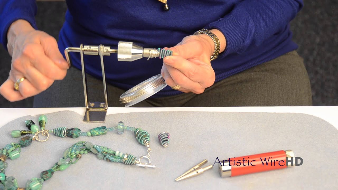 Using Conetastic With The Artistic Wire Professional Deluxe Coiling Gizmo Chuck