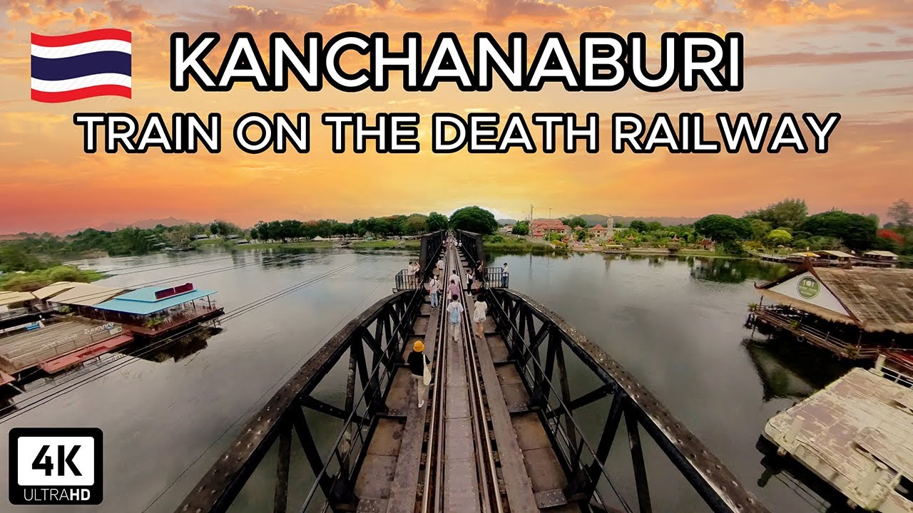 🇹🇭 4K 🇹🇭 BANGKOK TO Sai Yok Noi Waterfall KANCHANABURI - The Best Day Trip in Thailand
