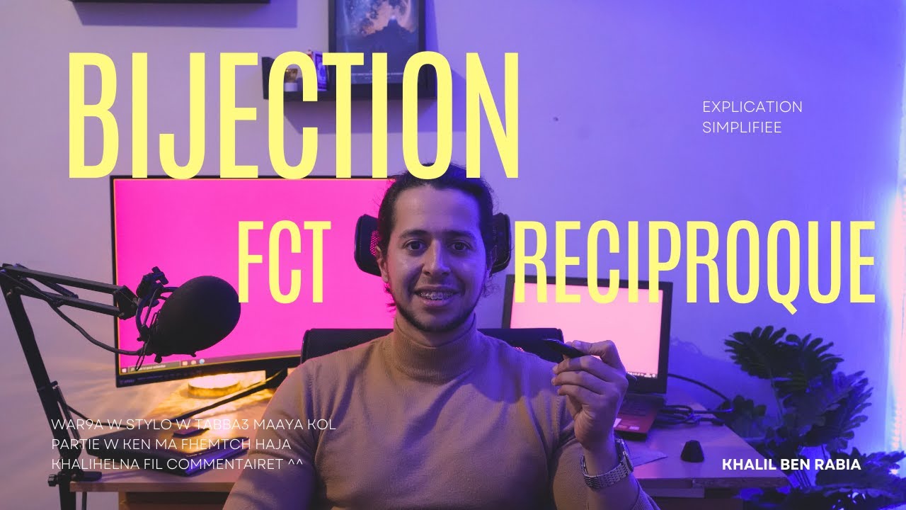 BIJECTION  + FONCTION RECIPROQUE