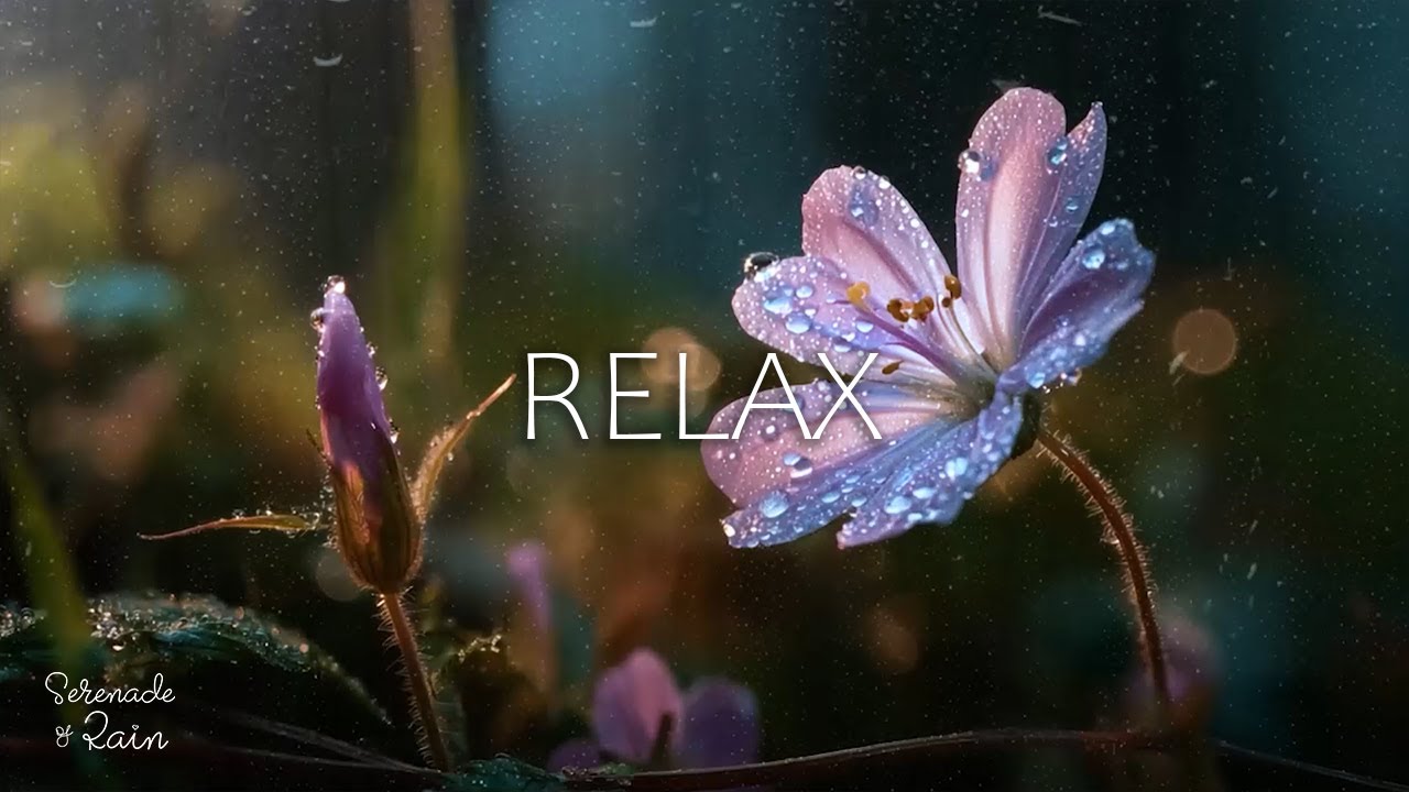 🍃 Guitar and the sound of rain for stress and exhaustion after a long day – calm the soul