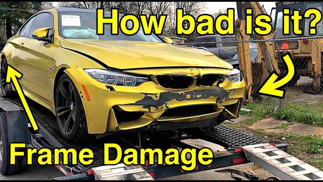 I Bought a Frame Damaged BMW M4 From Salvage Auction It WAS WORSE THAN I THOUGHT