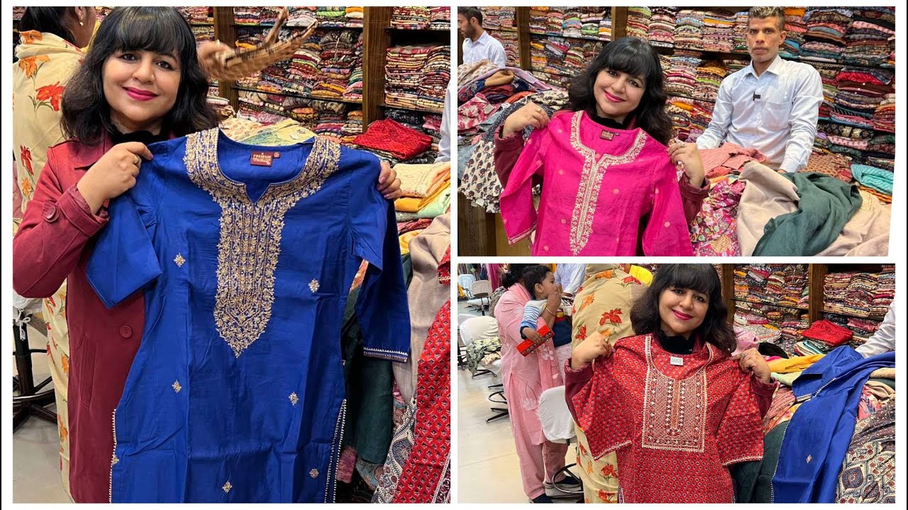 #jaipur/ लेटेस्ट  कॉटन और सिल्क की कुर्तियों का शानदार कलेक्शन /Indo-western longdresses/ Gulabchand