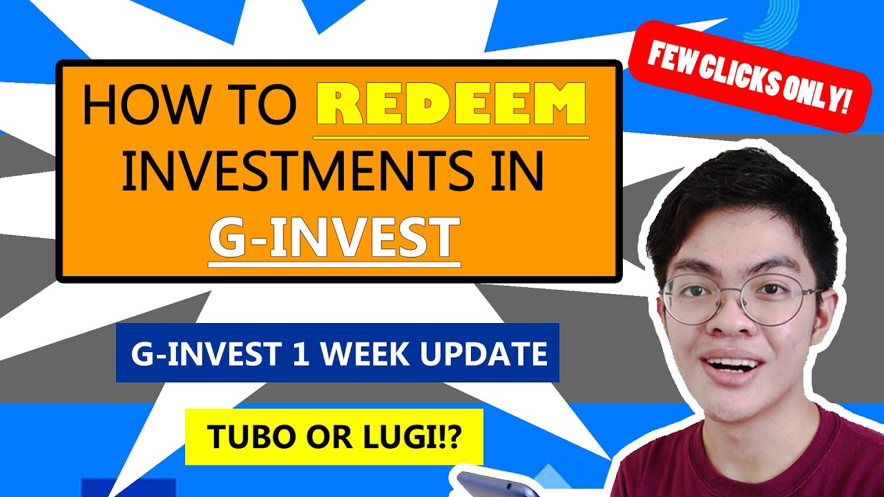 G-INVEST HOW TO SELL/REDEEM YOUR INVESTMENTS | G-INVEST 1 WEEK UPDATE