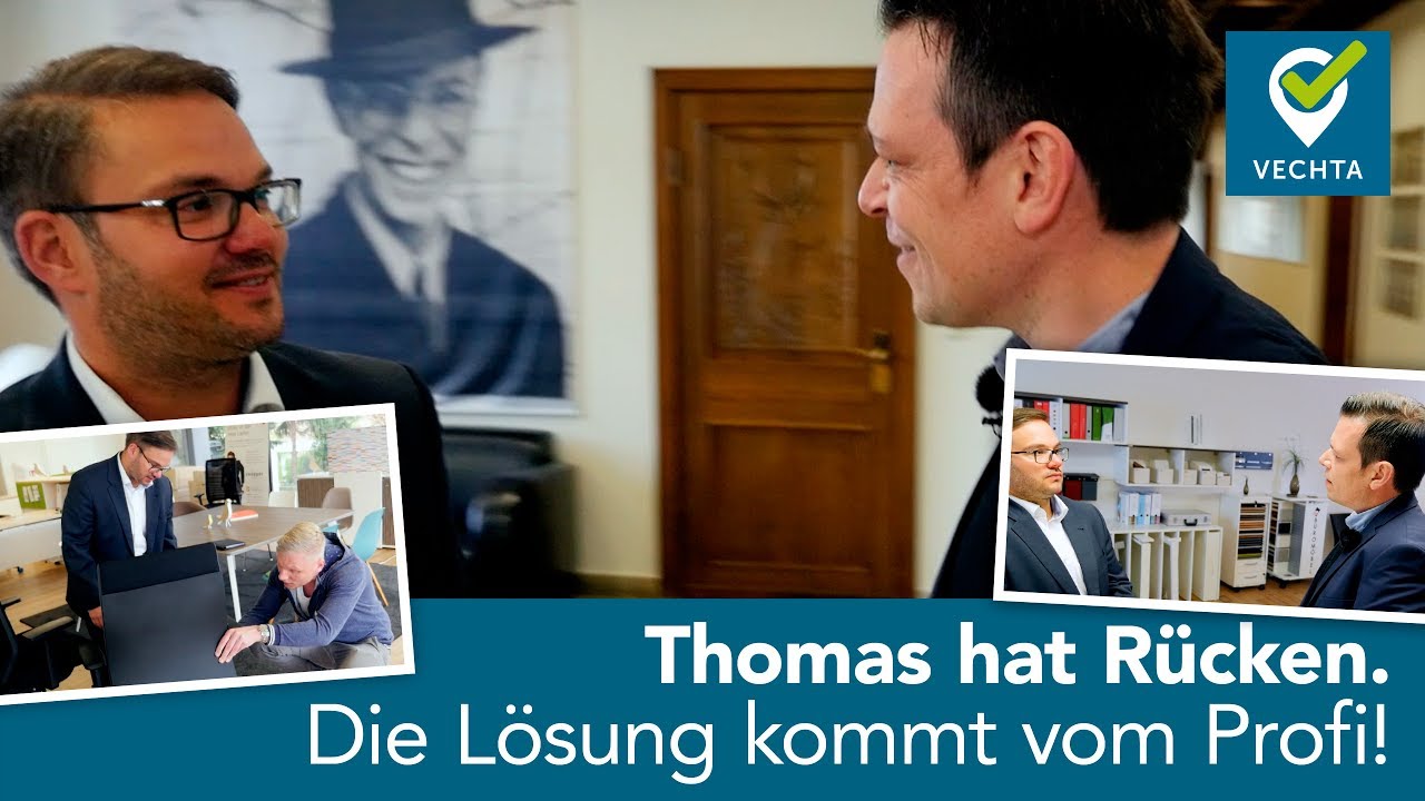Thomas hat Rücken. Die Lösung kommt vom Profi!