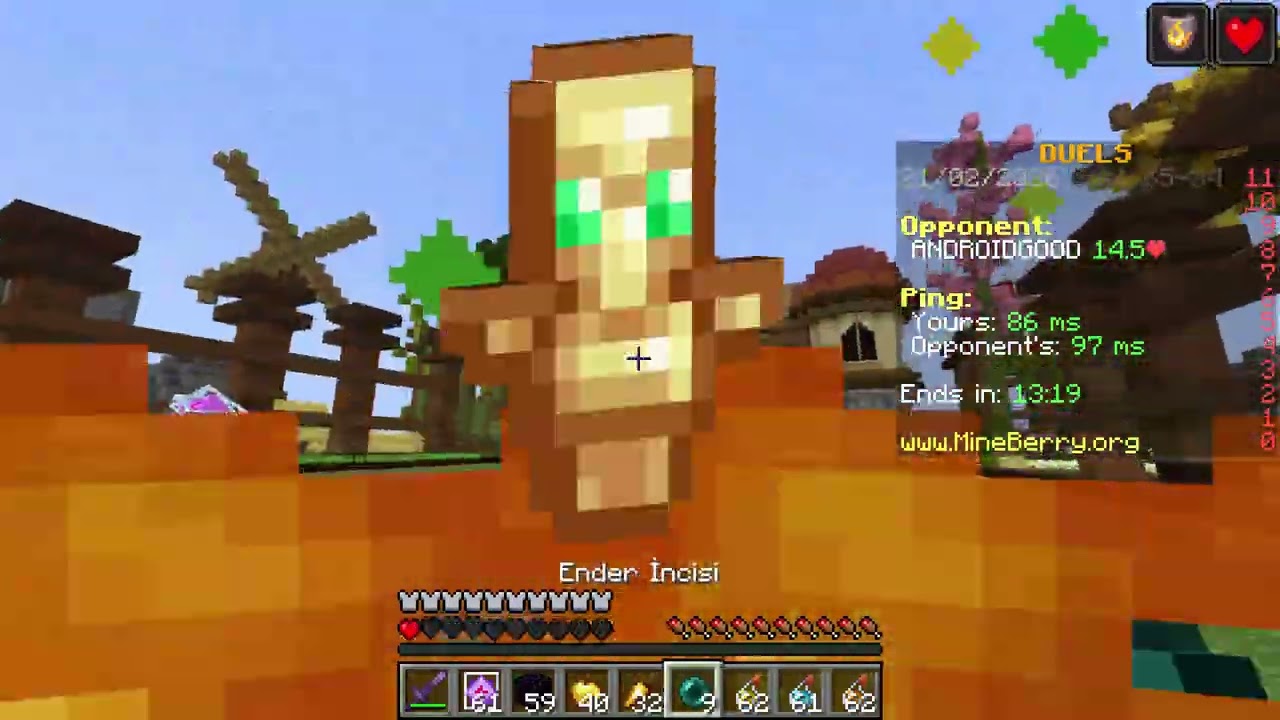 Minecraft pvp attım nerdeyse hepsini kazandım
