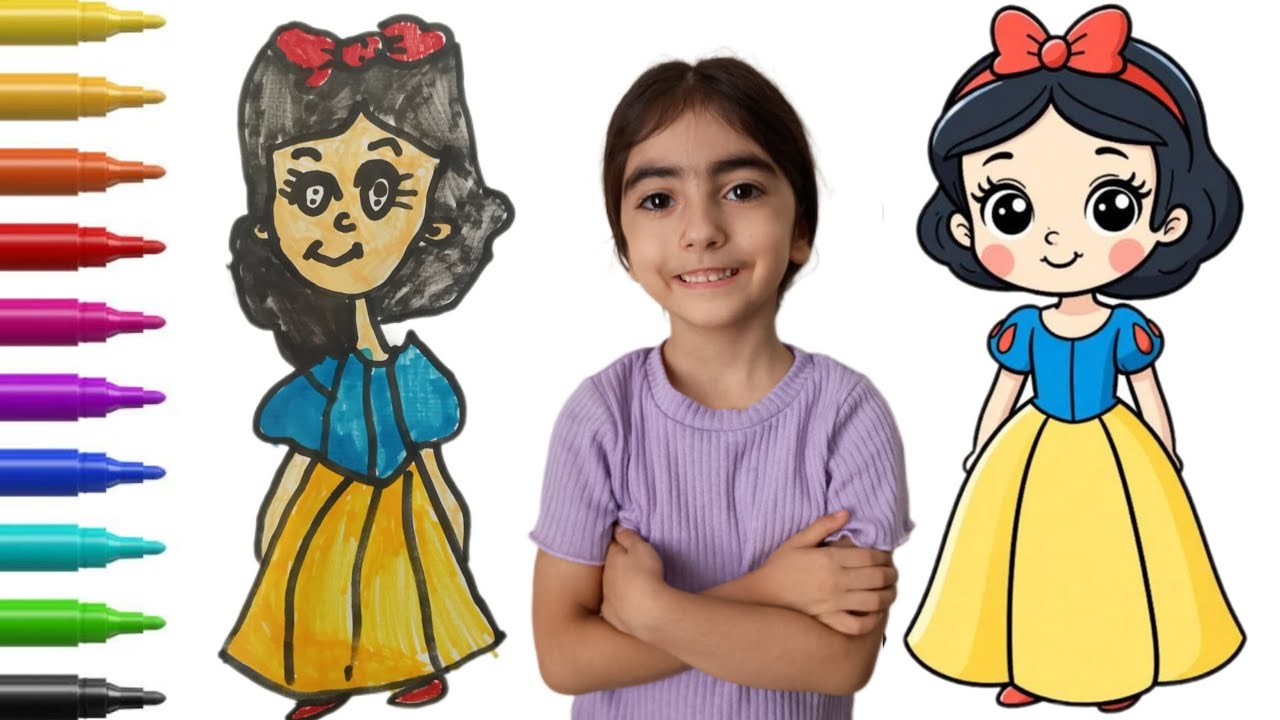👑 How to Draw a Princess | Step-by-Step Drawing Tutorial for Beginners 🎨✨ #howtodraw  #princess 