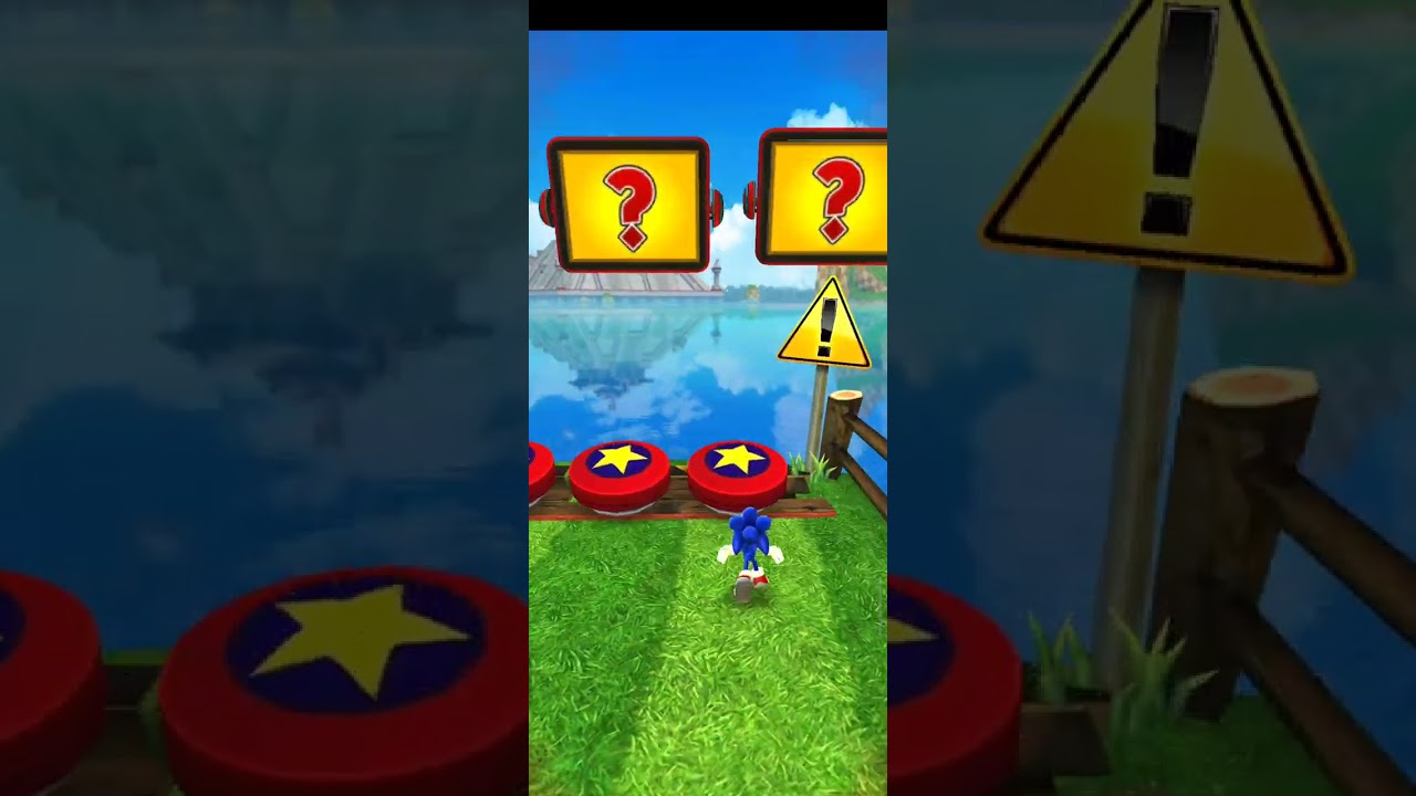 sonic dash فيديو اخي الصغير