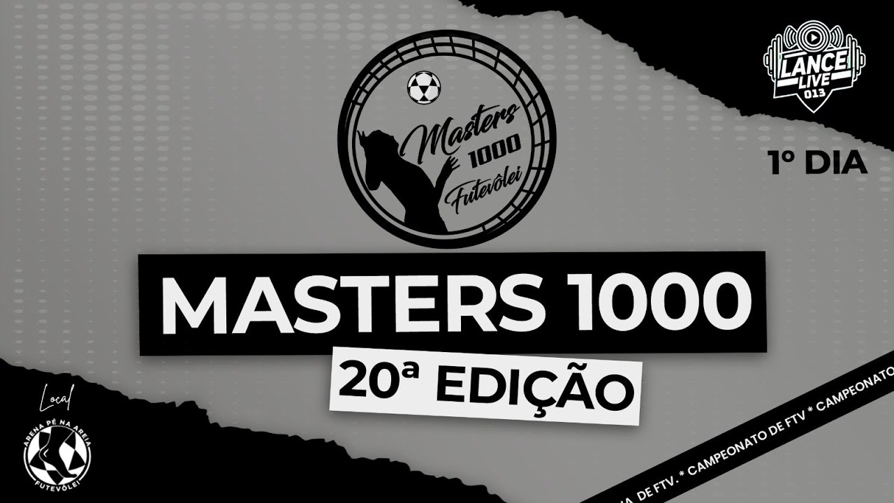 Master Mil 20ª Edição - Campeonato de Futevôlei - Dia 01