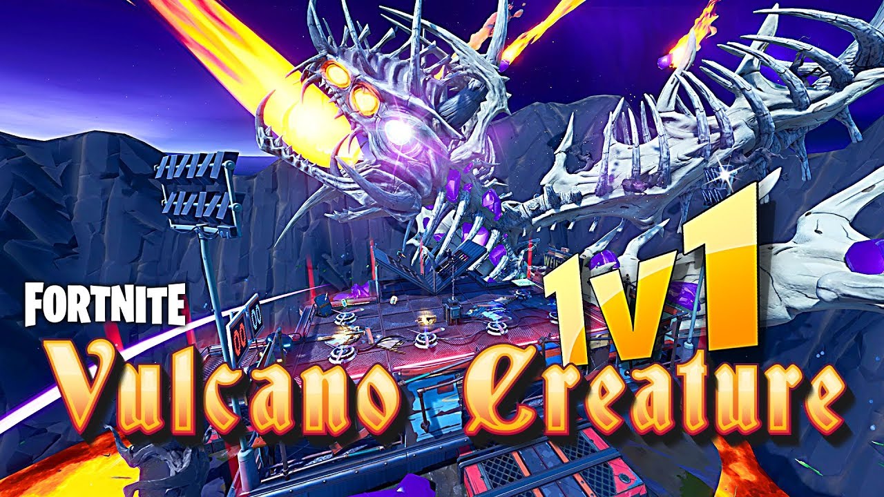 1v1 Vulcano Creature Arena 🥊🤼 #Fortnite #1vs1
