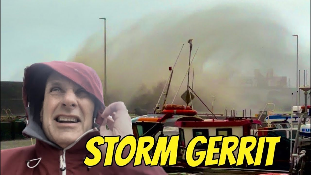 Storm Gerrit hits Arbroath | Another winter storm in Scotland | Stormy Seas | 27th Dec 2023