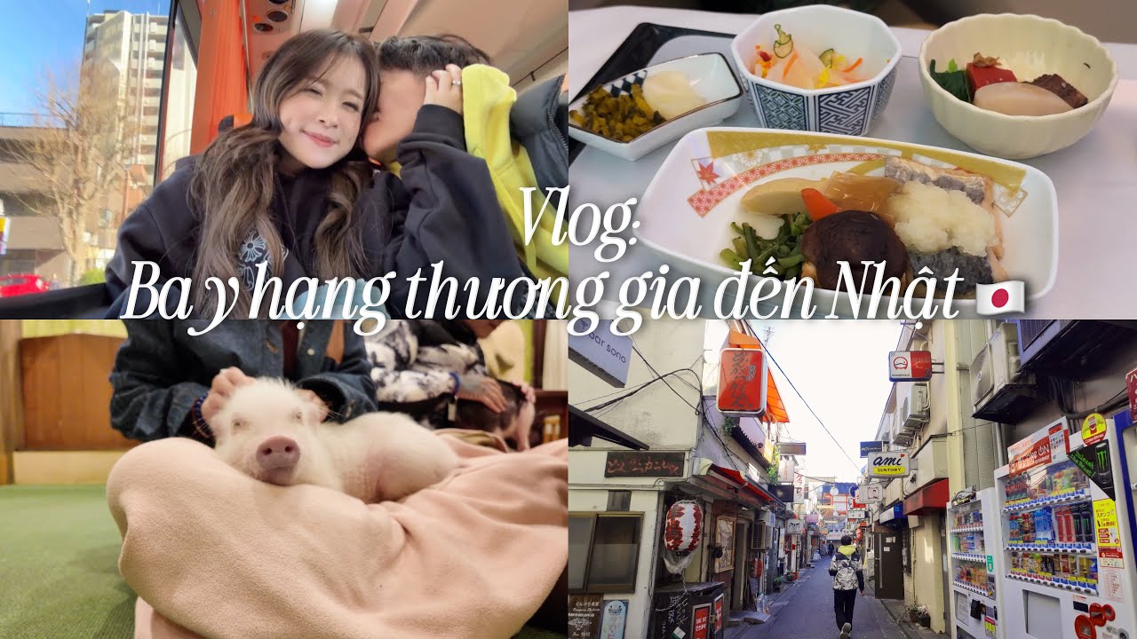 Chi 80 triệu bay Business Class đi Nhật & 24h hẹn hò ở Tokyo 🇯🇵 | Chao và anh Phúc Vlog