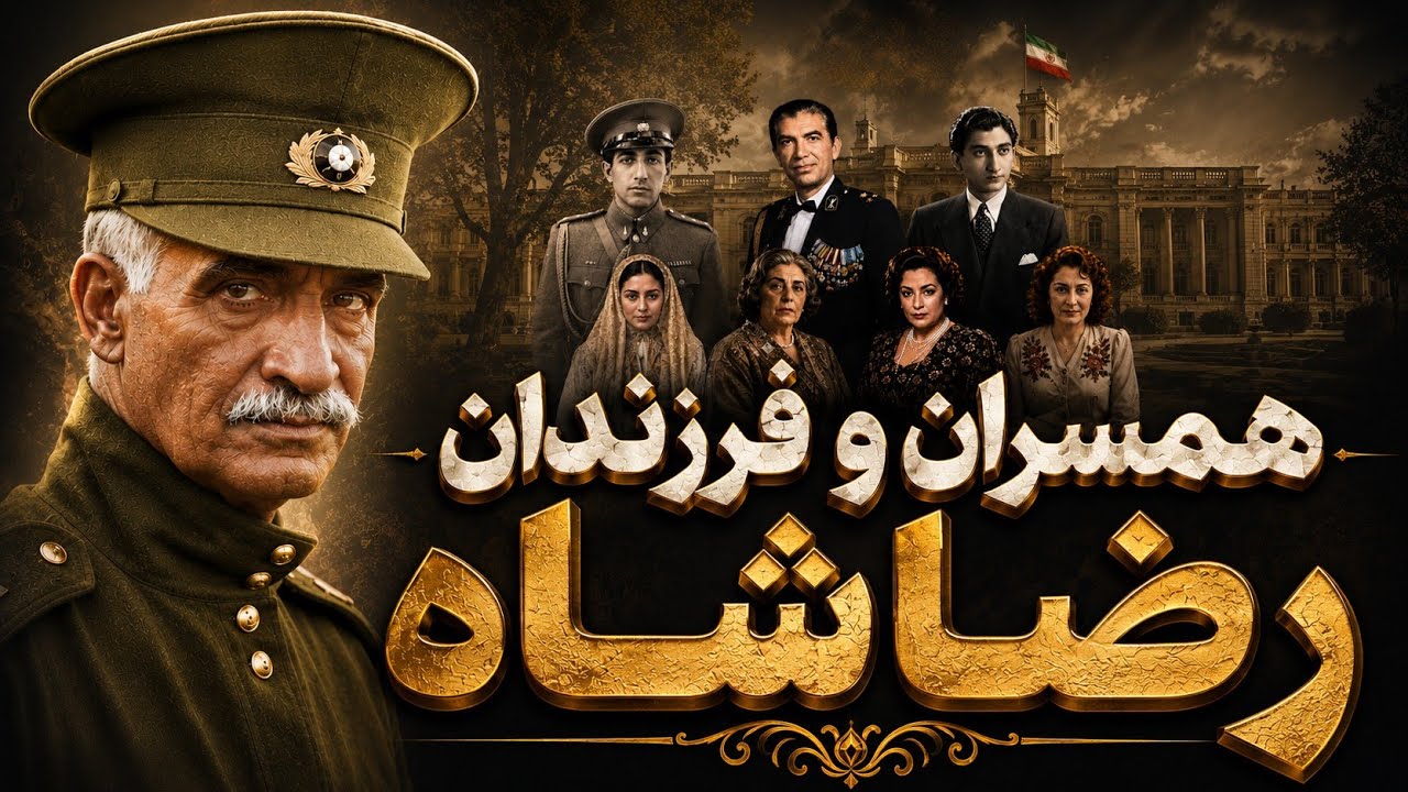 همسران و فرزندان رضاشاه
