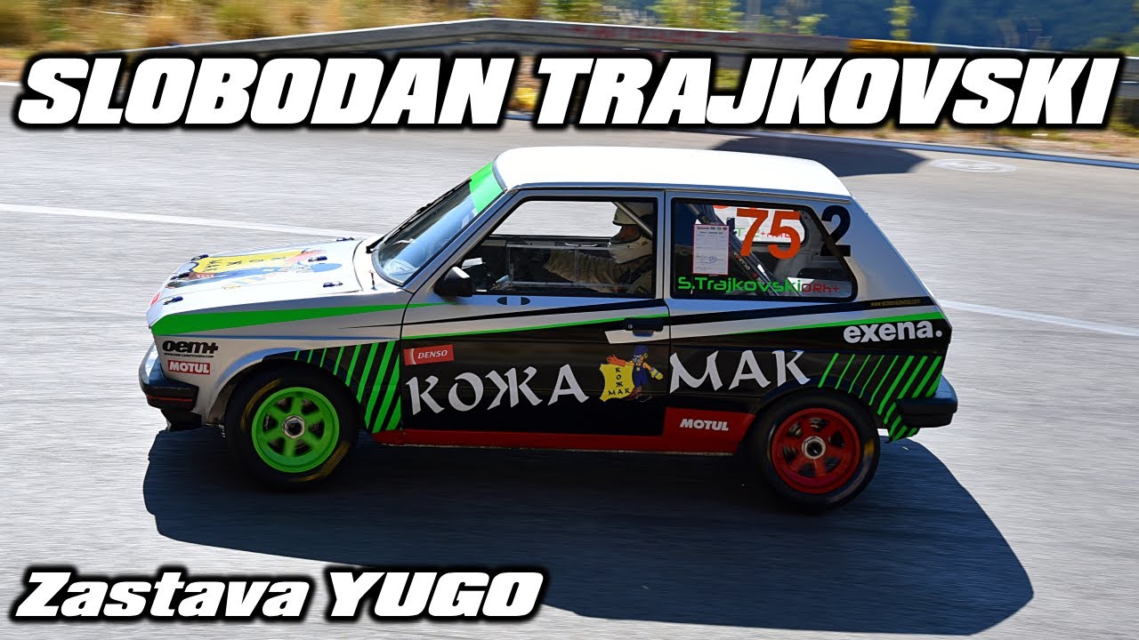 Slobodan Trajkovski - Brdska trka Njegusi 2025 - Zastava Yugo