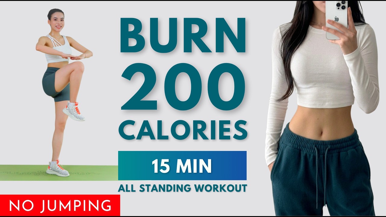 BEGINNER HIIT Workout 15 Minutes | Sweat & Burn Full Body – No Repeat, No Equipment | Emma Fit