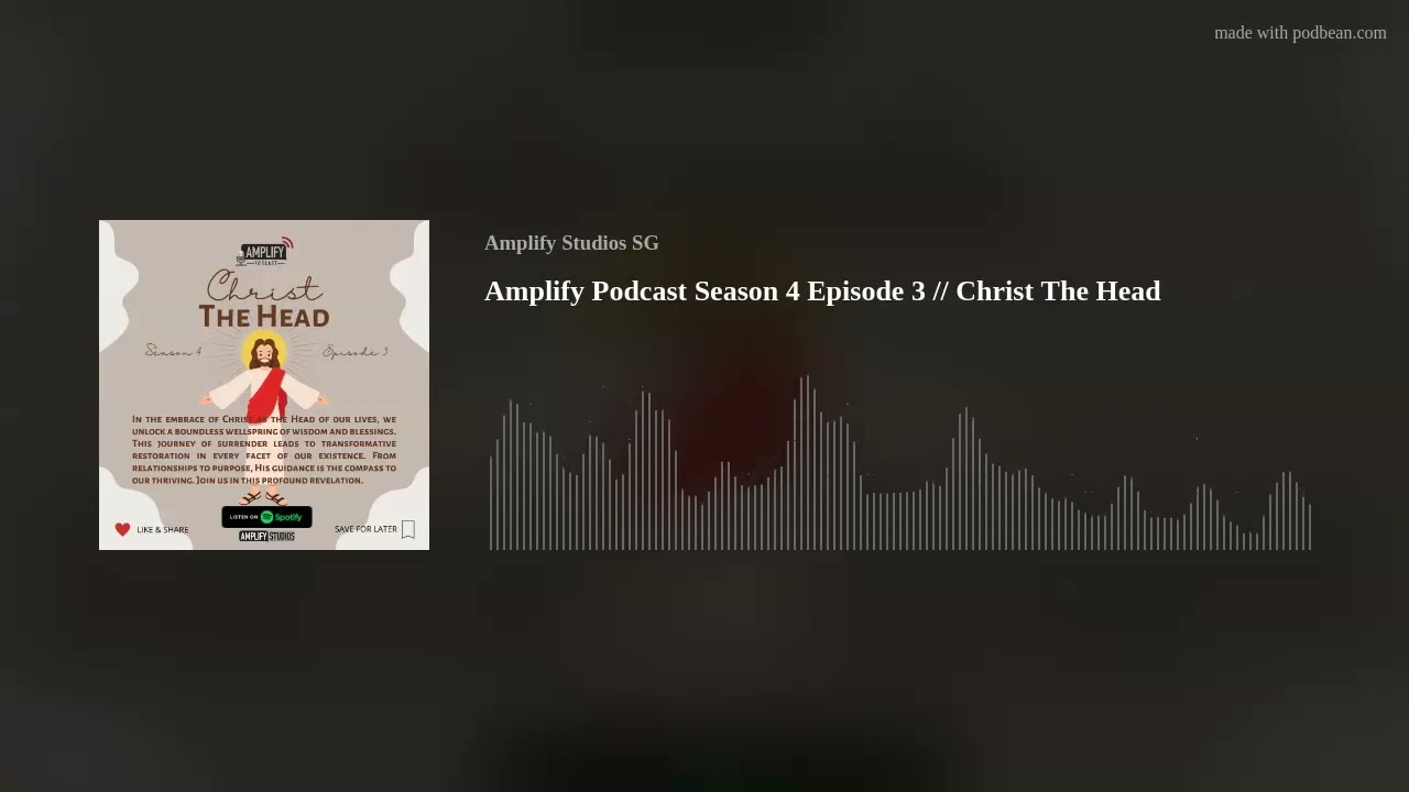 Amplify Podcast Season 4 Episode 3 // Christ The Head