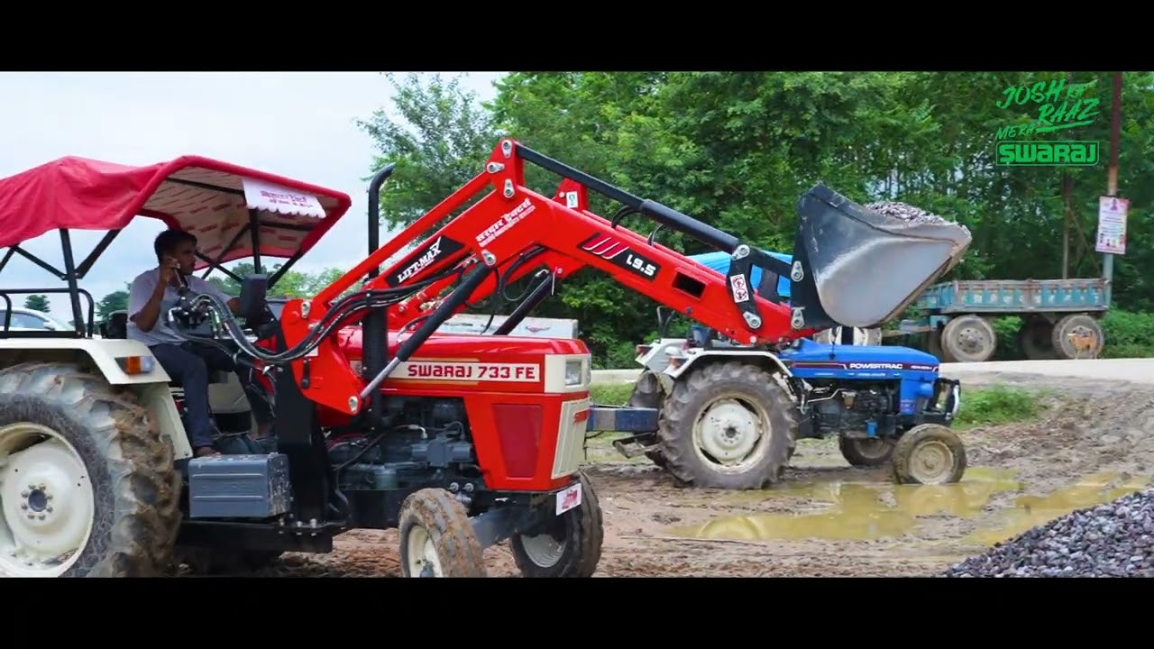 Swaraj 733 FE with Loader: Ankit Yadav ki Safalta ka Raaz!