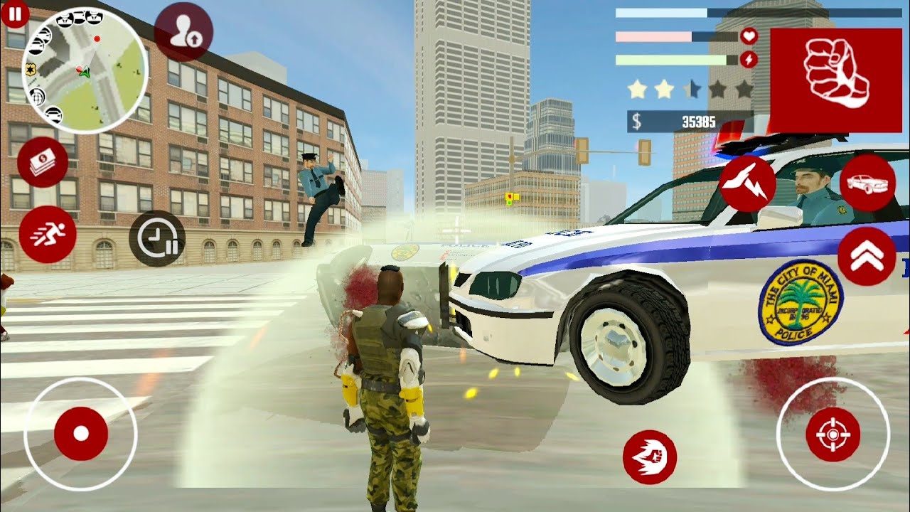Iron Punch Crime Simulator | NAXEEX - Android Gameplay #3