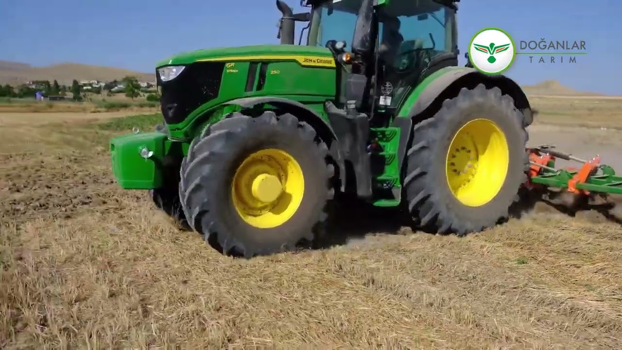 Doğanlar Tarım Katlanır Yaylı Kazayağı & John Deere 6250R