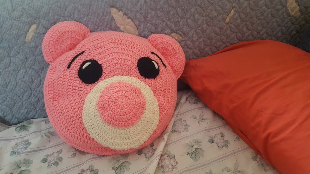 Almohada o cojín de oso (osita) 🐻 paso a paso🌱
