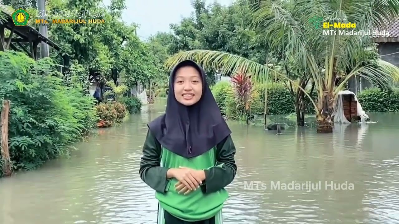 BANJIR MELANDA DESA KEMBANG, KBM MTs MADARIJUL HUDA DILIBURKAN SEMENTARA